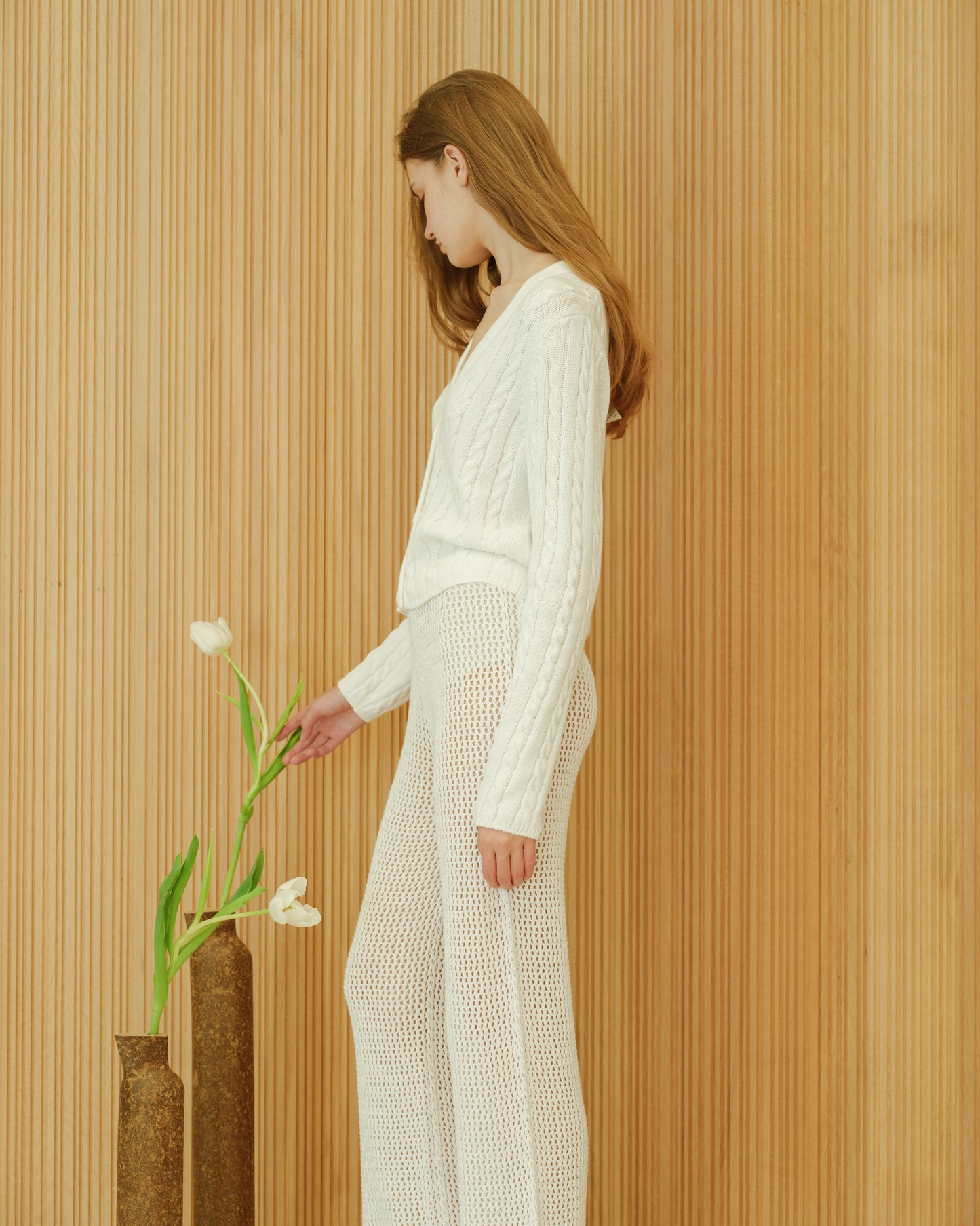 Fine Cotton Crochet Pants-1