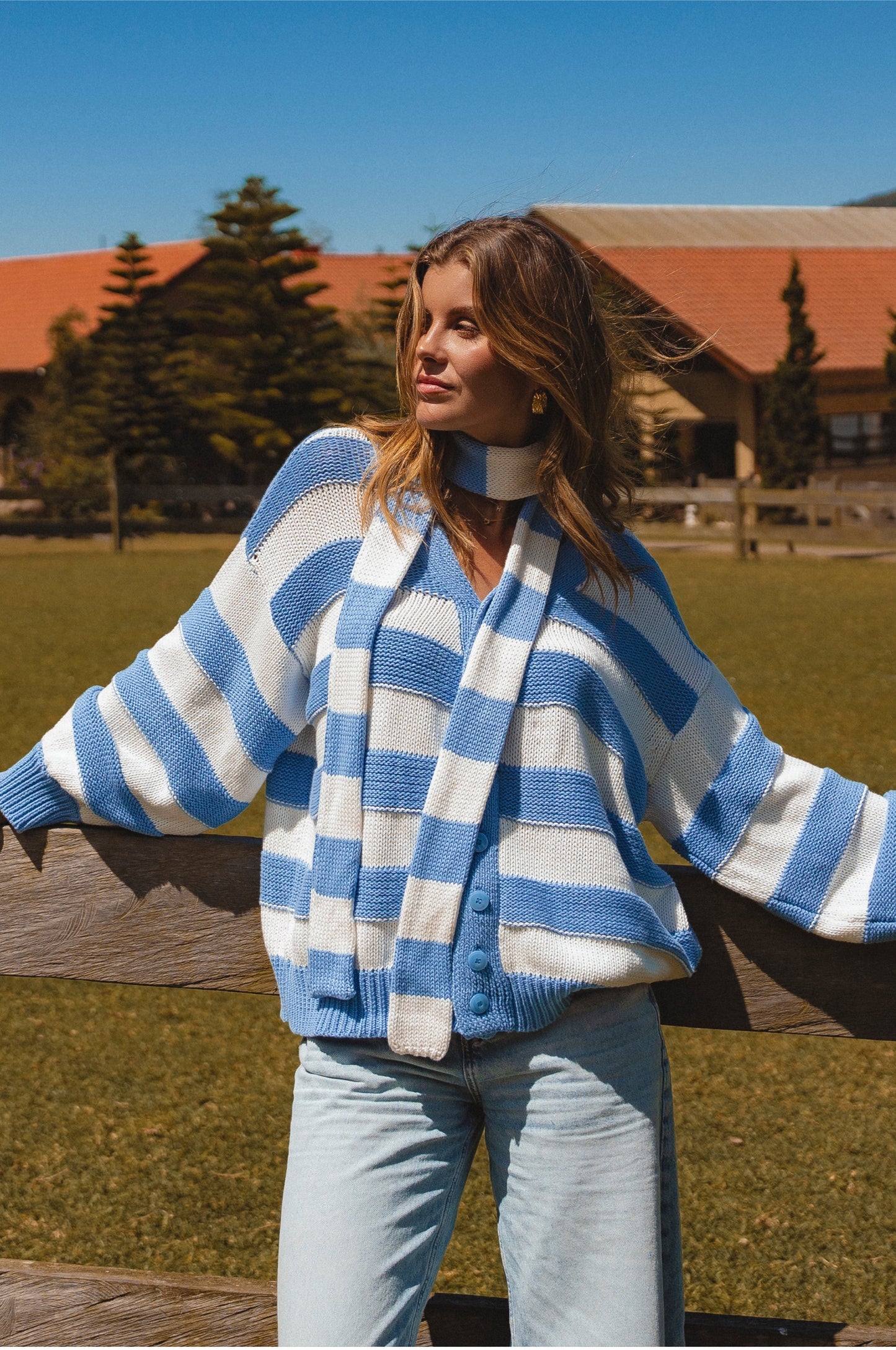 Soft Wind Oversized Button Down Cardigan-0