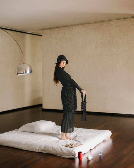 Glitter Skirt (3D-Knit)-0