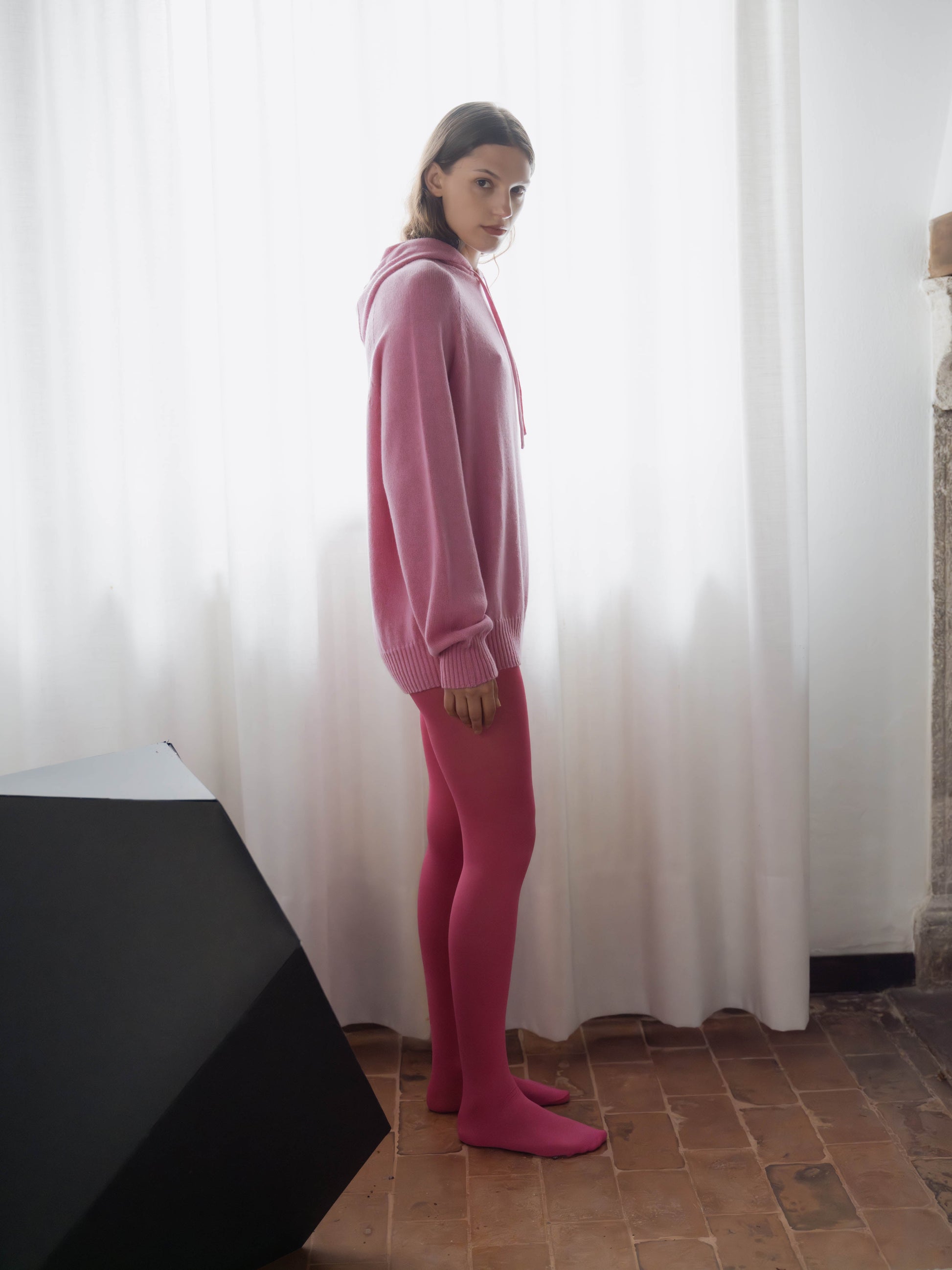 Pure Cashmere Maxi Hoodie (3D-Knit)-2