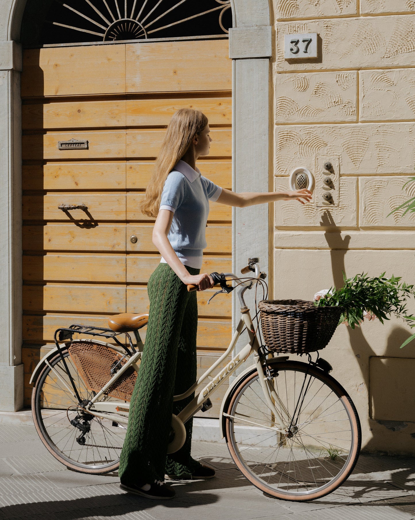 Fine Cotton Crochet Zig Zag Pants-3